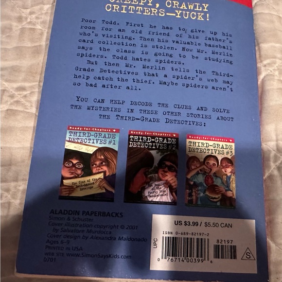 Third-Grade Detectives #4- The cobweb confession - Picture 7 of 7